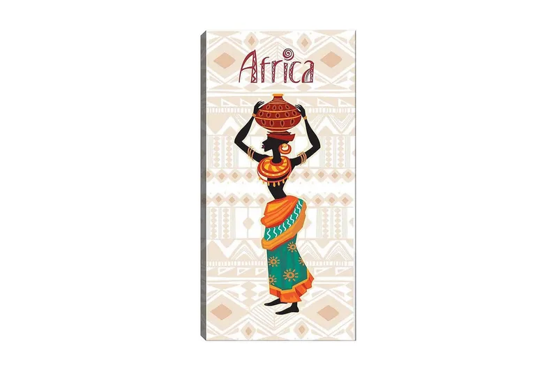 Canvasbillede DKY People Flerfarvet, 50x120 cm