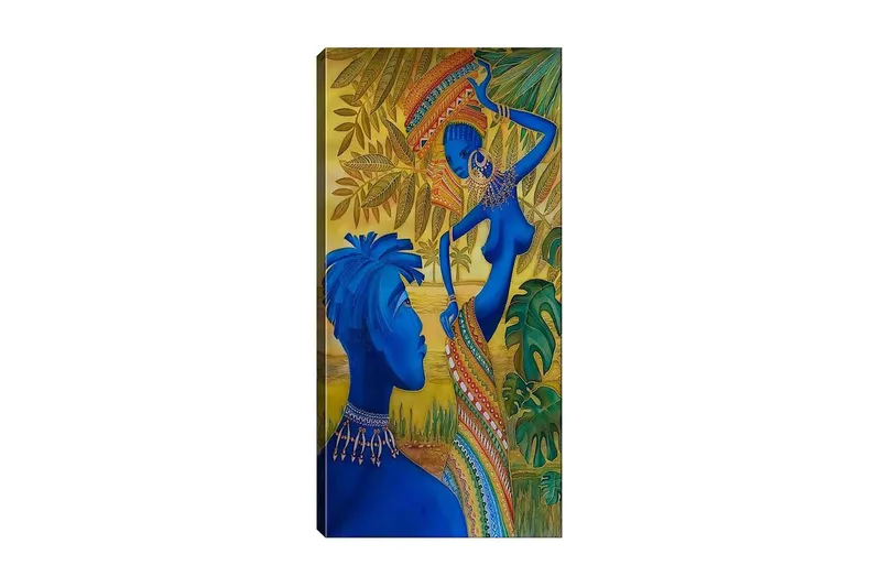 Canvasbillede DKY People Flerfarvet, 50x120 cm