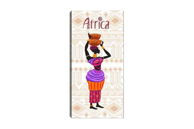 Canvasbillede DKY People Flerfarvet, 50x120 cm