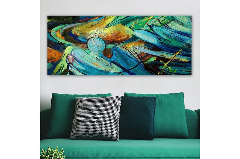 Canvasbillede YTY Abstract & Fractals Flerfarvet - 120x50 cm - Boligtilbehør - Billeder & kunst - Billeder på lærred