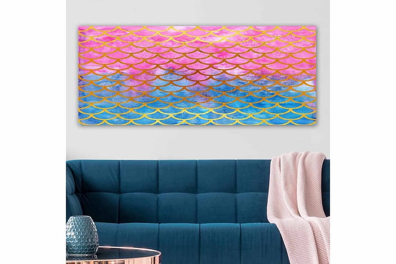 Canvasbillede YTY Abstract & Fractals Flerfarvet - 120x50 cm - Boligtilbehør - Billeder & kunst - Billeder på lærred