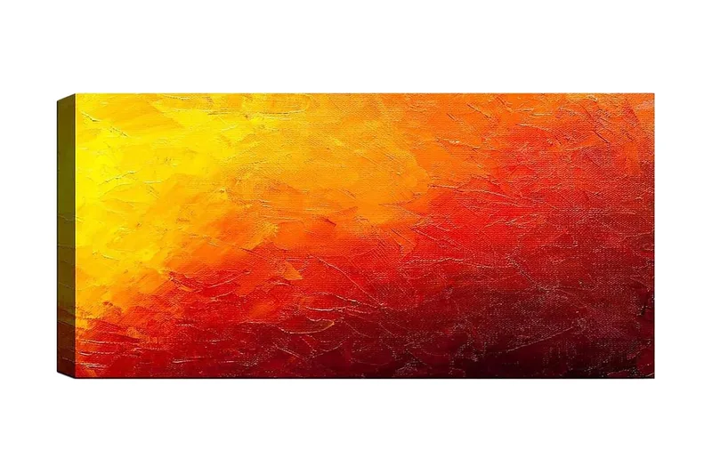 Canvasbillede YTY Abstract & Fractals Flerfarvet, 120x50 cm
