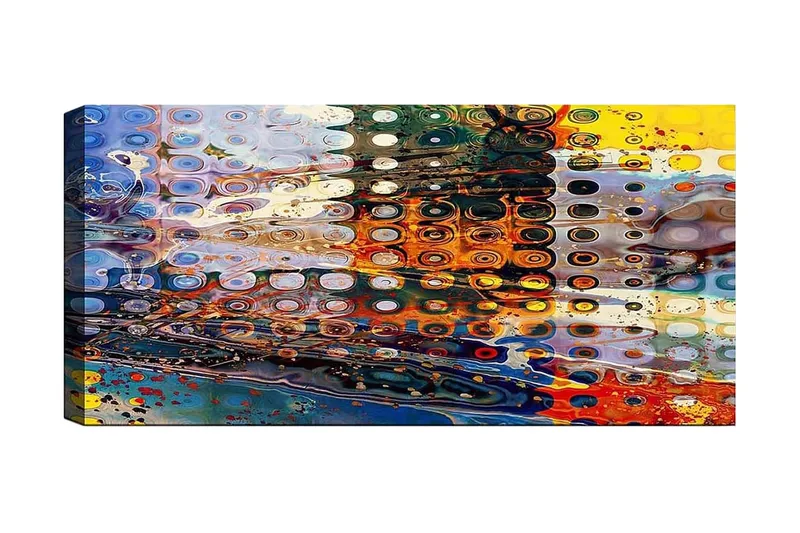 Canvasbillede YTY Abstract & Fractals Flerfarvet, 120x50 cm