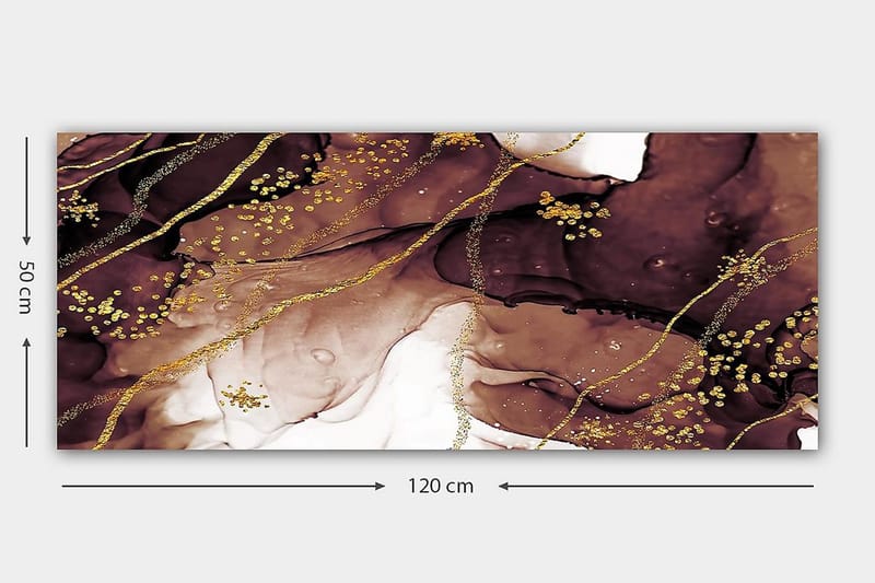 Canvasbillede YTY Abstract & Fractals Flerfarvet - 120x50 cm - Boligtilbehør - Billeder & kunst - Billeder på lærred