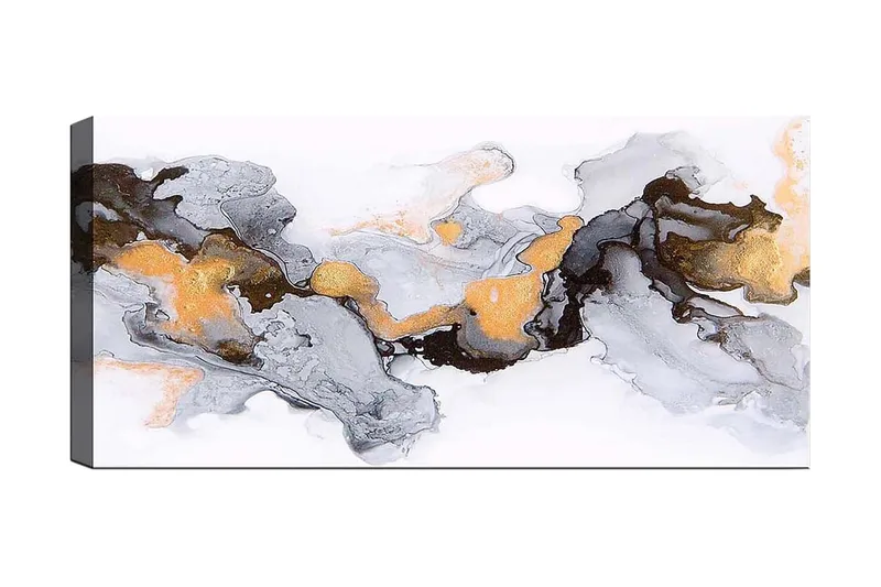 Canvasbillede YTY Abstract & Fractals Flerfarvet, 120x50 cm