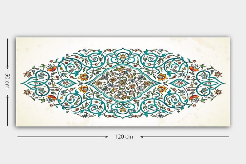 Canvasbillede YTY Abstract & Fractals Flerfarvet - 120x50 cm - Boligtilbehør - Billeder & kunst - Billeder på lærred