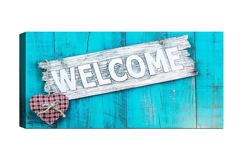 Canvasbillede YTY Abstract & Fractals Flerfarvet, 120x50 cm