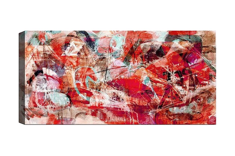 Canvasbillede YTY Abstract & Fractals Flerfarvet, 120x50 cm