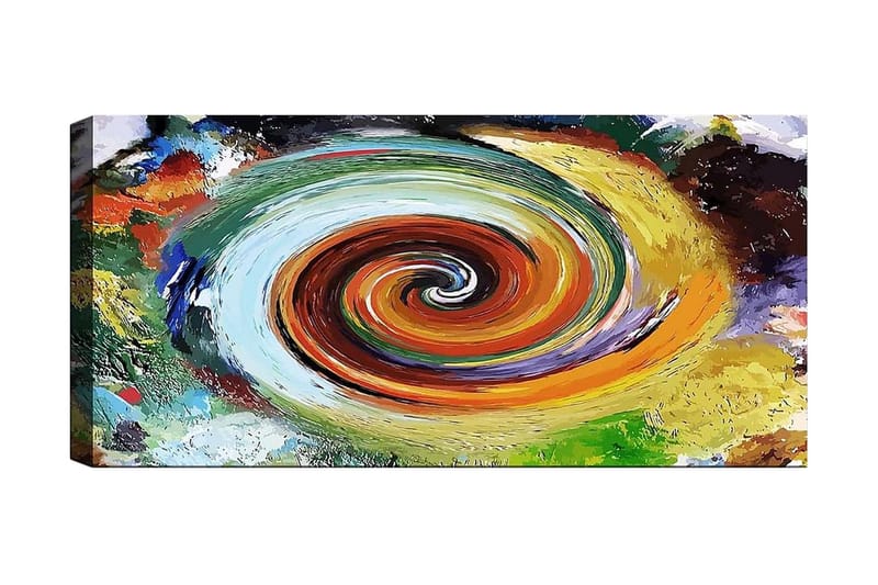 Canvasbillede YTY Abstract & Fractals Flerfarvet - 120x50 cm - Boligtilbehør - Billeder & kunst - Billeder på lærred