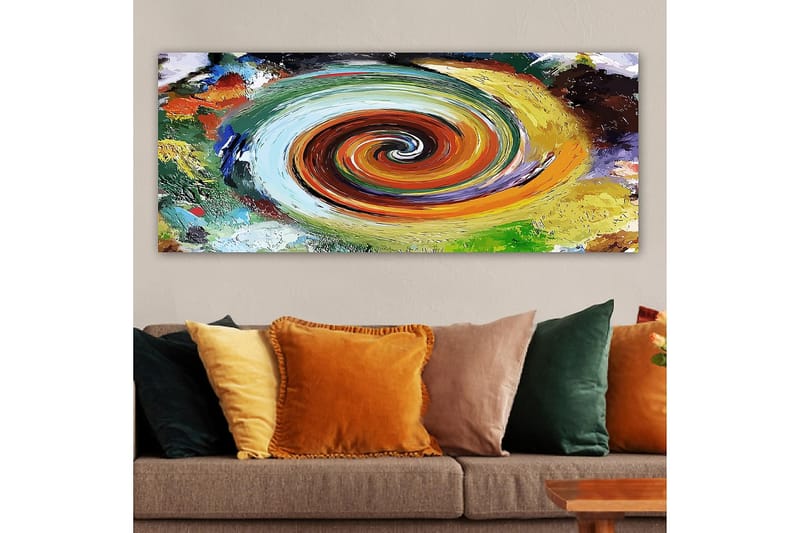 Canvasbillede YTY Abstract & Fractals Flerfarvet - 120x50 cm - Boligtilbehør - Billeder & kunst - Billeder på lærred