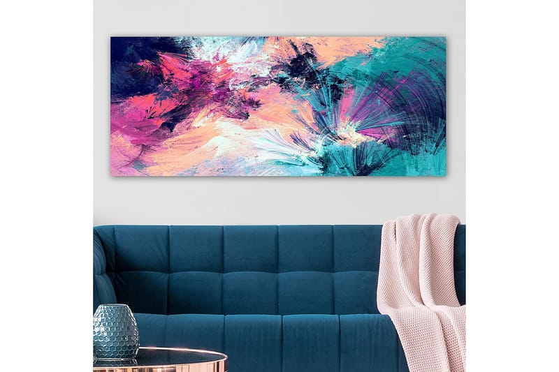 Canvasbillede YTY Abstract & Fractals Flerfarvet - 120x50 cm - Boligtilbehør - Billeder & kunst - Billeder på lærred