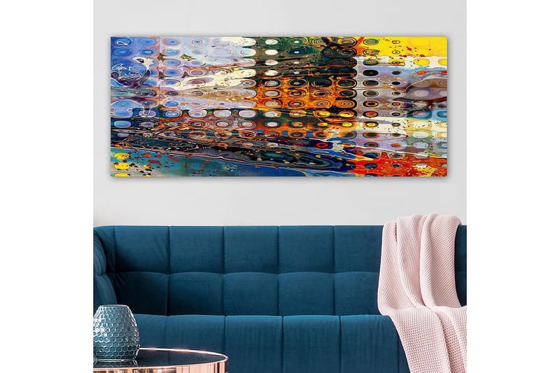 Canvasbillede YTY Abstract & Fractals Flerfarvet - 120x50 cm - Boligtilbehør - Billeder & kunst - Billeder på lærred