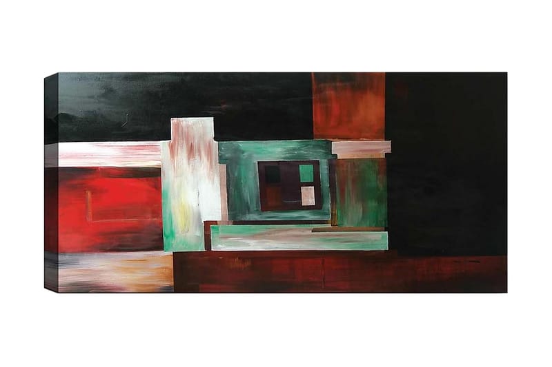 Canvasbillede YTY Abstract & Fractals Flerfarvet - 120x50 cm - Boligtilbehør - Billeder & kunst - Billeder på lærred