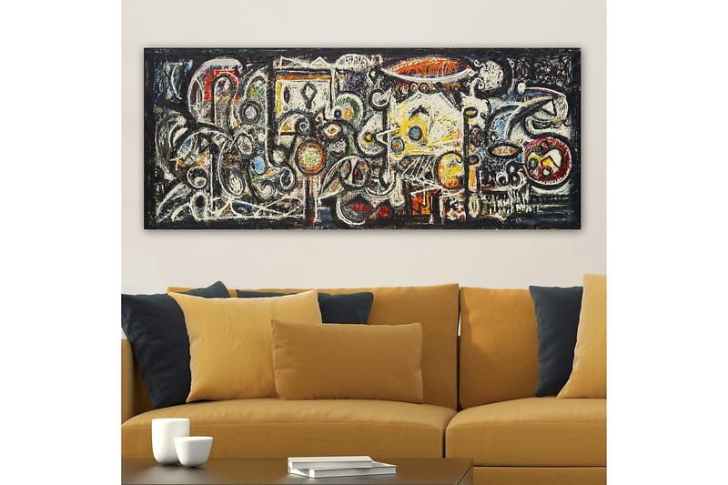 Canvasbillede YTY Abstract & Fractals Flerfarvet - 120x50 cm - Boligtilbehør - Billeder & kunst - Billeder på lærred