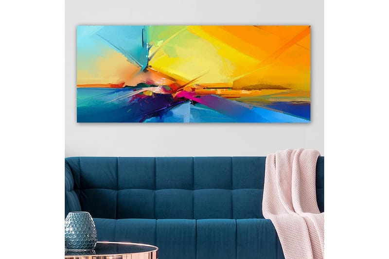 Canvasbillede YTY Abstract & Fractals Flerfarvet - 120x50 cm - Boligtilbehør - Billeder & kunst - Billeder på lærred