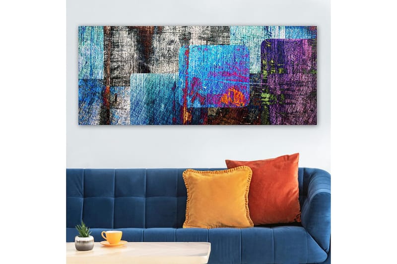 Canvasbillede YTY Abstract & Fractals Flerfarvet - 120x50 cm - Boligtilbehør - Billeder & kunst - Billeder på lærred