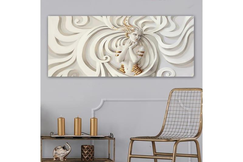 Canvasbillede YTY Abstract & Fractals Flerfarvet - 120x50 cm - Boligtilbehør - Billeder & kunst - Billeder på lærred