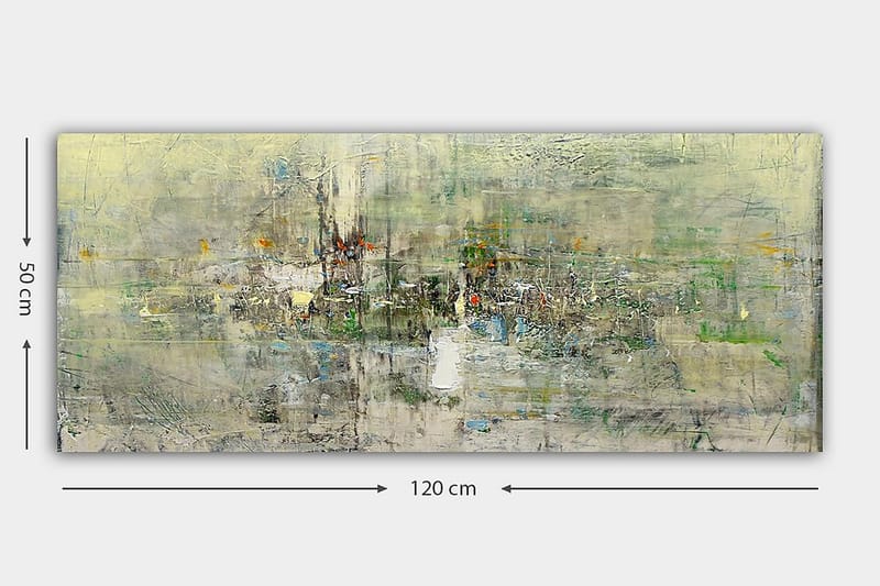 Canvasbillede YTY Abstract & Fractals Flerfarvet - 120x50 cm - Boligtilbehør - Billeder & kunst - Billeder på lærred