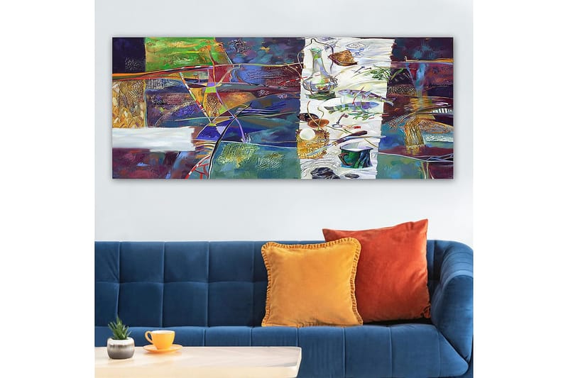 Canvasbillede YTY Abstract & Fractals Flerfarvet - 120x50 cm - Boligtilbehør - Billeder & kunst - Billeder på lærred