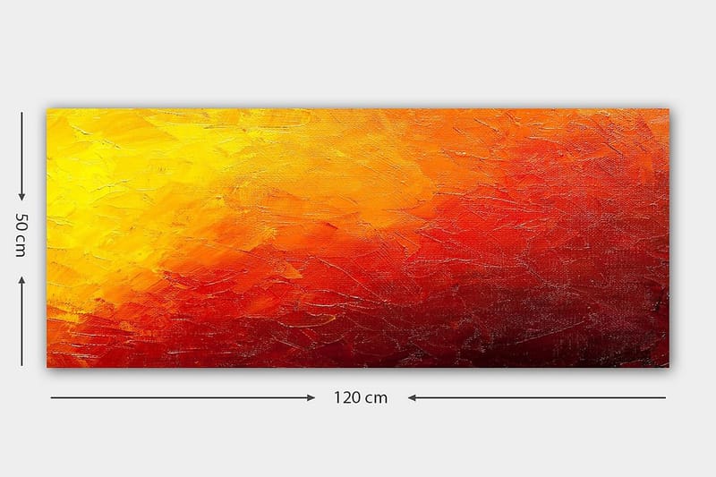 Canvasbillede YTY Abstract & Fractals Flerfarvet - 120x50 cm - Boligtilbehør - Billeder & kunst - Billeder på lærred