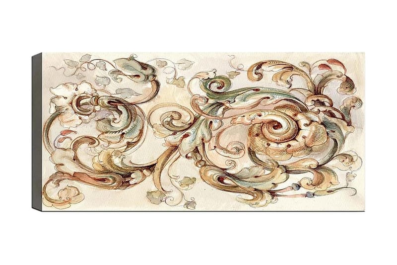 Canvasbillede YTY Abstract & Fractals Flerfarvet - 120x50 cm - Boligtilbehør - Billeder & kunst - Billeder på lærred