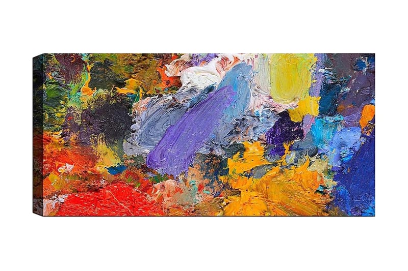 Canvasbillede YTY Abstract & Fractals Flerfarvet - 120x50 cm - Boligtilbehør - Billeder & kunst - Billeder på lærred