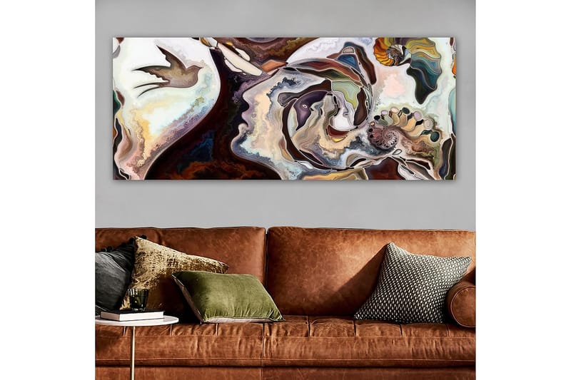 Canvasbillede YTY Abstract & Fractals Flerfarvet - 120x50 cm - Boligtilbehør - Billeder & kunst - Billeder på lærred