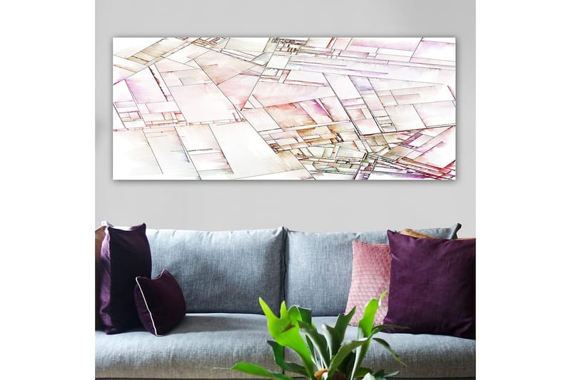 Canvasbillede YTY Abstract & Fractals Flerfarvet - 120x50 cm - Boligtilbehør - Billeder & kunst - Billeder på lærred