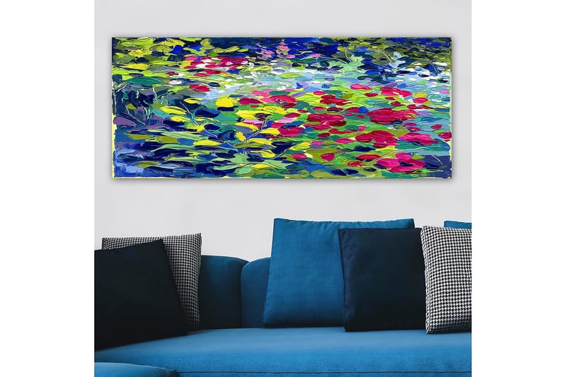 Canvasbillede YTY Abstract & Fractals Flerfarvet - 120x50 cm - Boligtilbehør - Billeder & kunst - Billeder på lærred