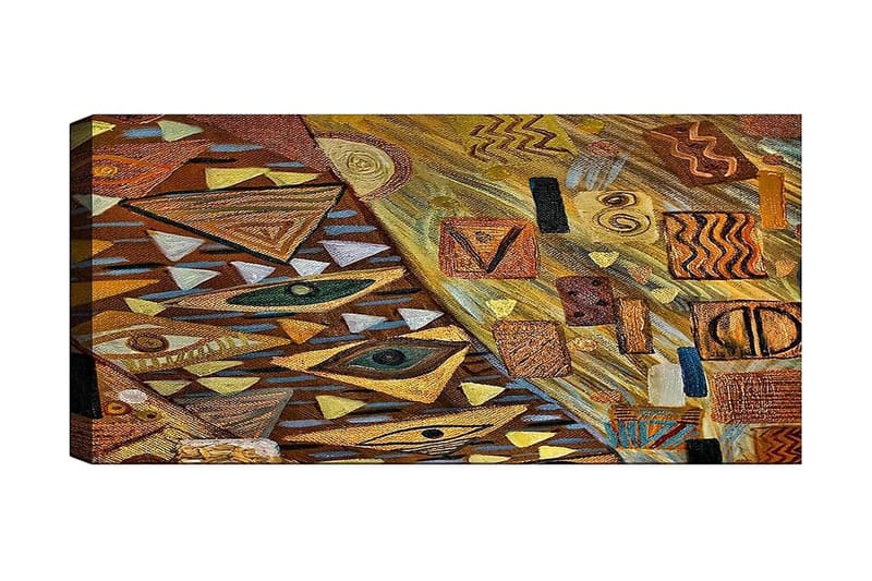 Canvasbillede YTY Abstract & Fractals Flerfarvet - 120x50 cm - Boligtilbehør - Billeder & kunst - Billeder på lærred