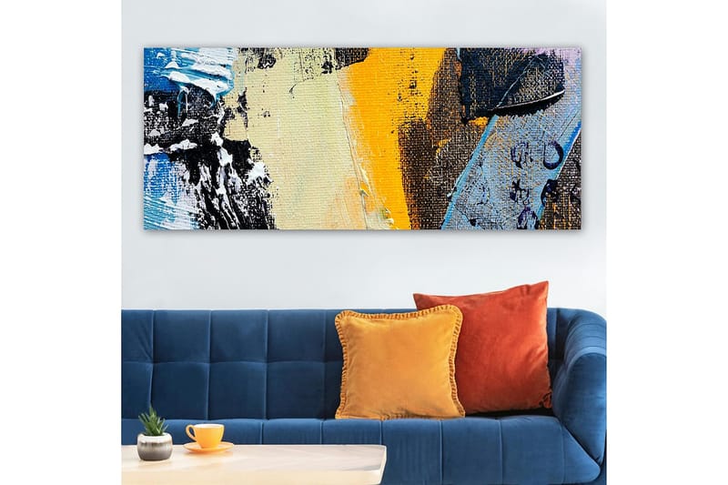 Canvasbillede YTY Abstract & Fractals Flerfarvet - 120x50 cm - Boligtilbehør - Billeder & kunst - Billeder på lærred