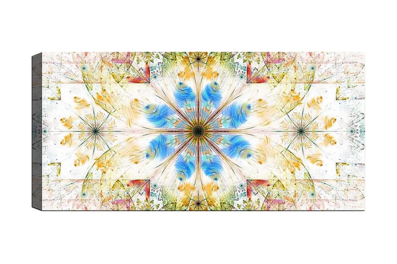 Canvasbillede YTY Abstract & Fractals Flerfarvet - 120x50 cm - Boligtilbehør - Billeder & kunst - Billeder på lærred