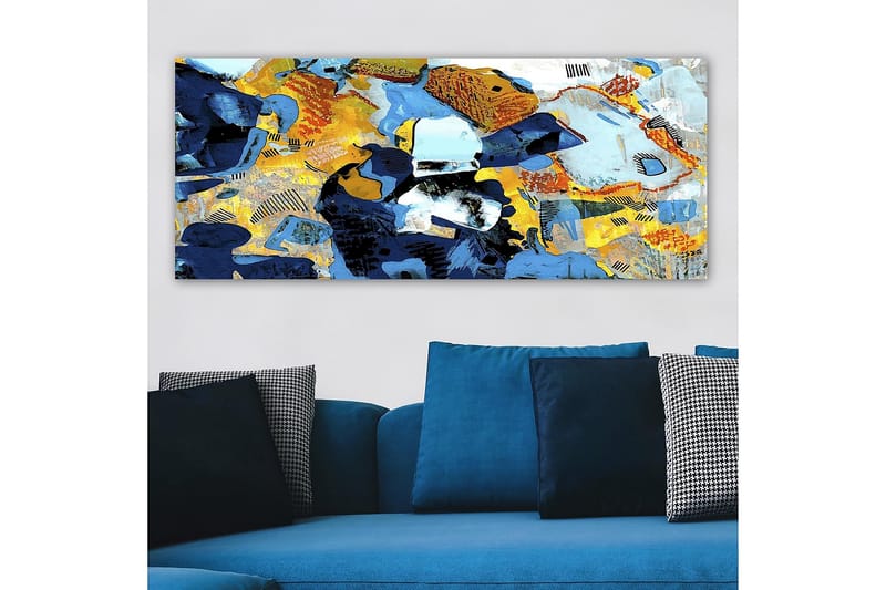 Canvasbillede YTY Abstract & Fractals Flerfarvet - 120x50 cm - Boligtilbehør - Billeder & kunst - Billeder på lærred