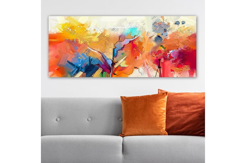 Canvasbillede YTY Abstract & Fractals Flerfarvet - 120x50 cm - Boligtilbehør - Billeder & kunst - Billeder på lærred