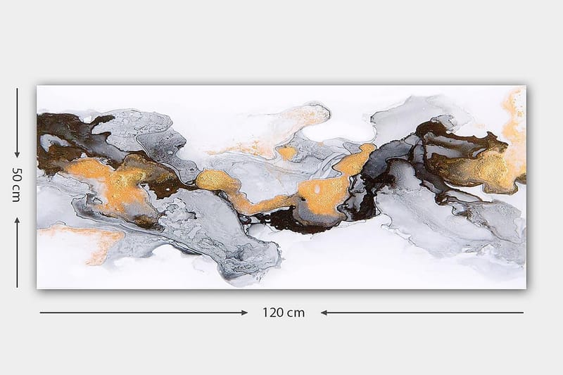 Canvasbillede YTY Abstract & Fractals Flerfarvet - 120x50 cm - Boligtilbehør - Billeder & kunst - Billeder på lærred