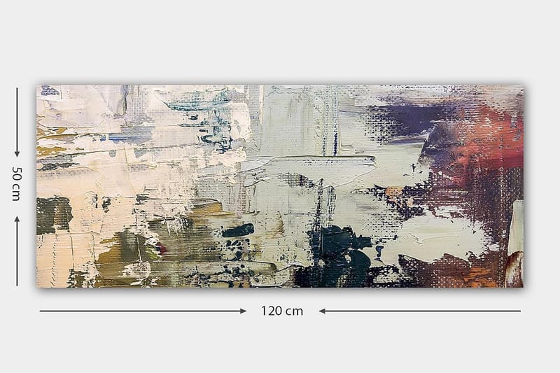 Canvasbillede YTY Abstract & Fractals Flerfarvet - 120x50 cm - Boligtilbehør - Billeder & kunst - Billeder på lærred