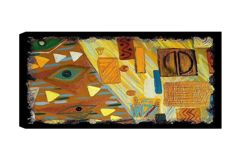 Canvasbillede YTY Abstract & Fractals Flerfarvet - 120x50 cm - Boligtilbehør - Billeder & kunst - Billeder på lærred