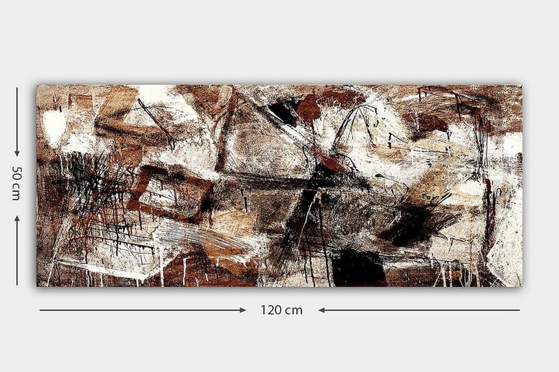 Canvasbillede YTY Abstract & Fractals Flerfarvet - 120x50 cm - Boligtilbehør - Billeder & kunst - Billeder på lærred