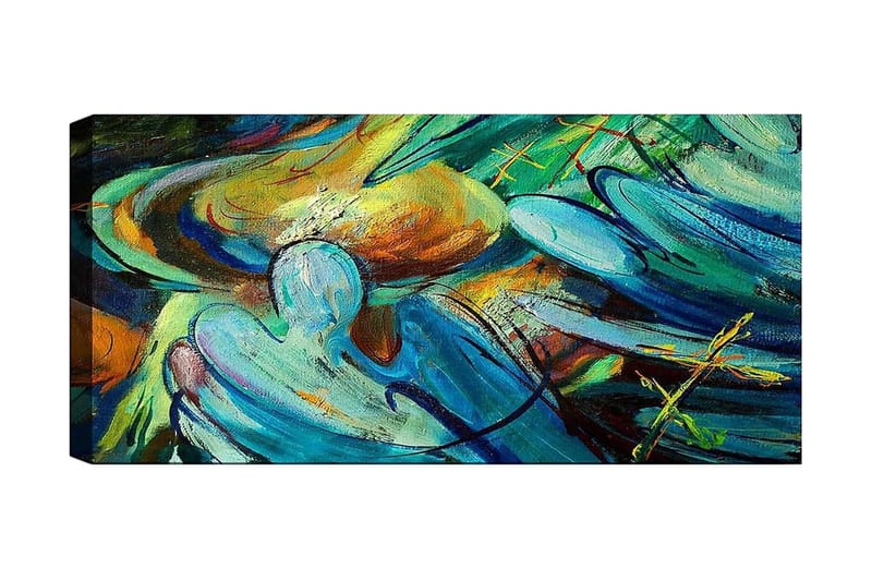Canvasbillede YTY Abstract & Fractals Flerfarvet - 120x50 cm - Boligtilbehør - Billeder & kunst - Billeder på lærred
