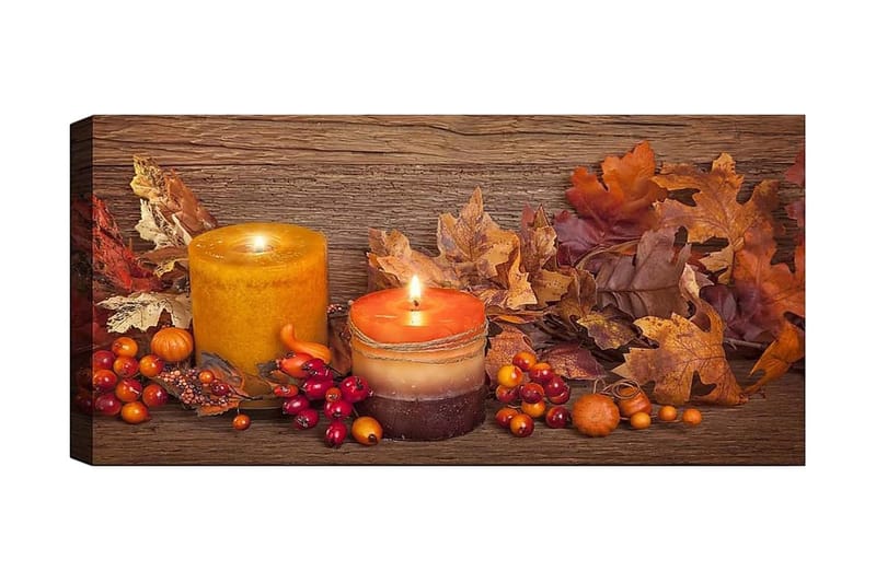 Canvasbillede YTY Abstract & Fractals Flerfarvet, 120x50 cm