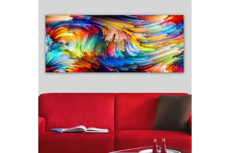 Canvasbillede YTY Abstract & Fractals Flerfarvet - 120x50 cm - Boligtilbehør - Billeder & kunst - Billeder på lærred