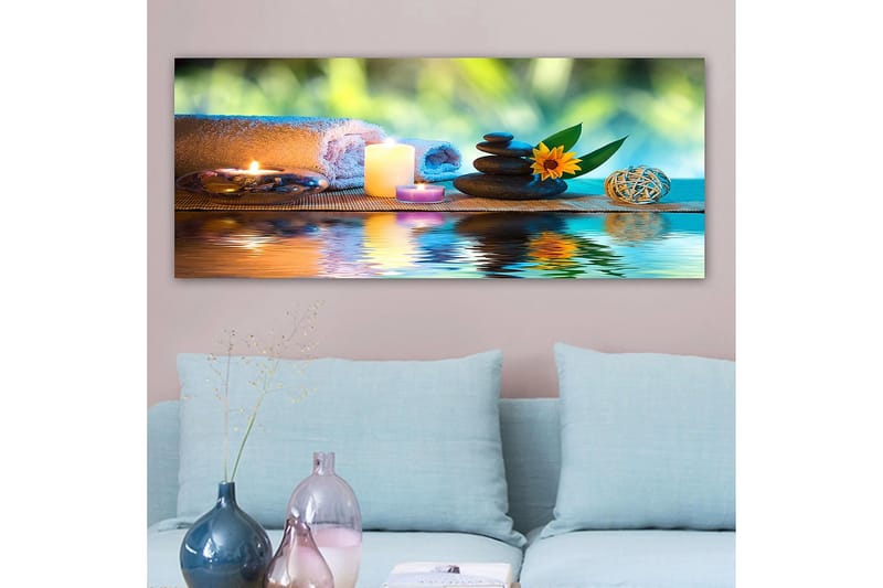 Canvasbillede YTY Abstract & Fractals Flerfarvet - 120x50 cm - Boligtilbehør - Billeder & kunst - Billeder på lærred