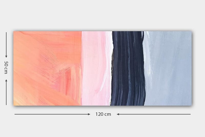 Canvasbillede YTY Abstract & Fractals Flerfarvet - 120x50 cm - Boligtilbehør - Billeder & kunst - Billeder på lærred