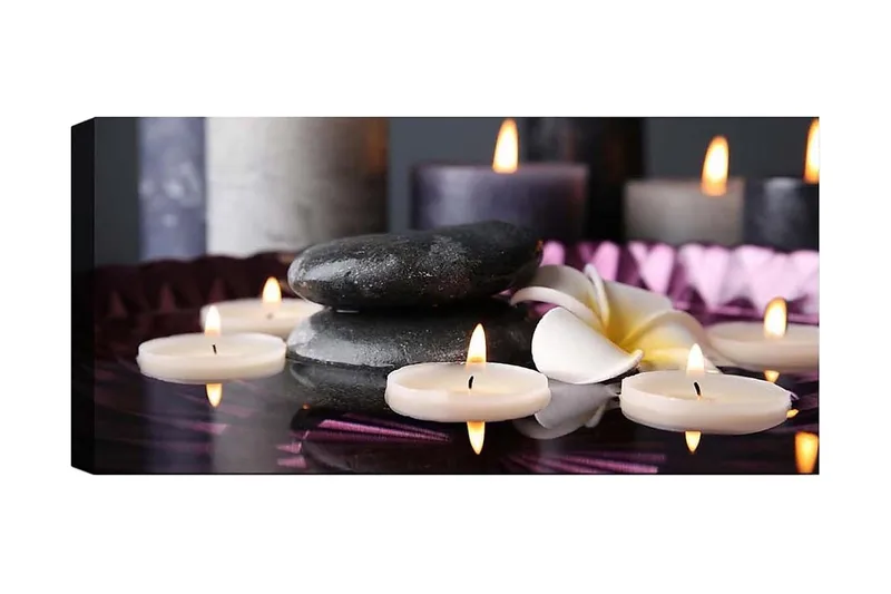 Canvasbillede YTY Abstract & Fractals Flerfarvet, 120x50 cm