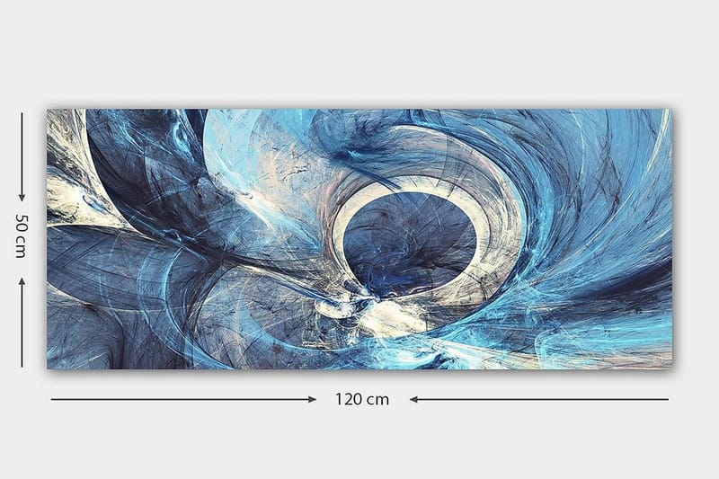 Canvasbillede YTY Abstract & Fractals Flerfarvet - 120x50 cm - Boligtilbehør - Billeder & kunst - Billeder på lærred