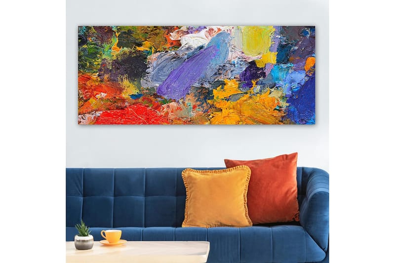 Canvasbillede YTY Abstract & Fractals Flerfarvet - 120x50 cm - Boligtilbehør - Billeder & kunst - Billeder på lærred