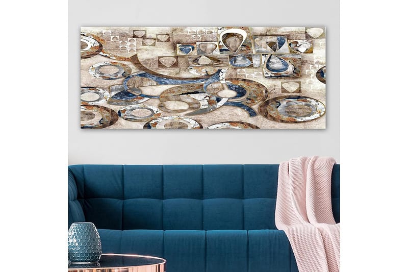 Canvasbillede YTY Abstract & Fractals Flerfarvet - 120x50 cm - Boligtilbehør - Billeder & kunst - Billeder på lærred