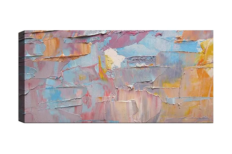 Canvasbillede YTY Abstract & Fractals Flerfarvet, 120x50 cm