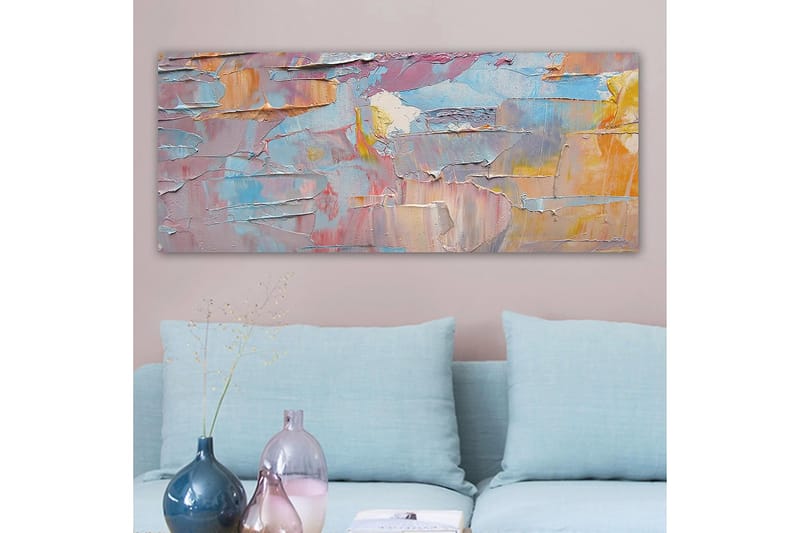Canvasbillede YTY Abstract & Fractals Flerfarvet - 120x50 cm - Boligtilbehør - Billeder & kunst - Billeder på lærred