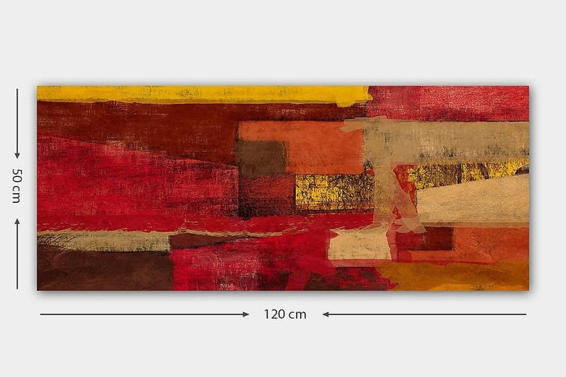 Canvasbillede YTY Abstract & Fractals Flerfarvet - 120x50 cm - Boligtilbehør - Billeder & kunst - Billeder på lærred